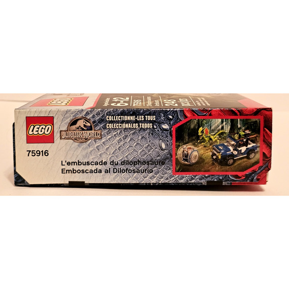 DILOPHOSUARUS AMBUSH Jurassic World LEGO Set #75916 NEW Sealed RETIRED Unopened - Picture 16 of 16